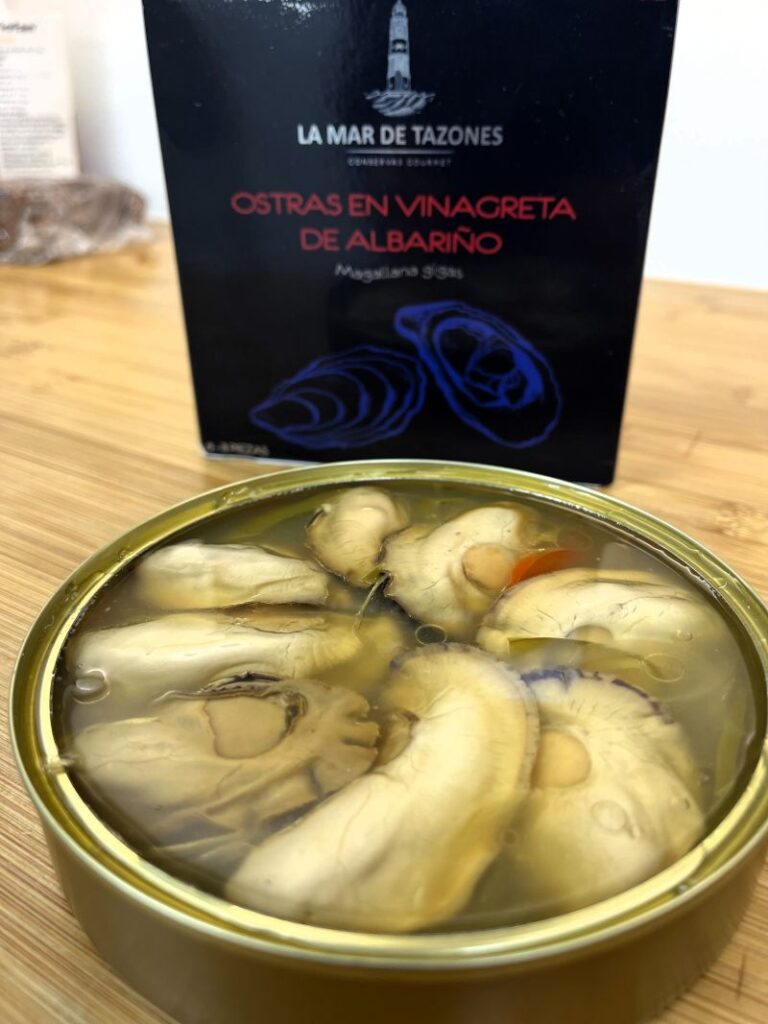 Austern in Albariño-Vinaigrette